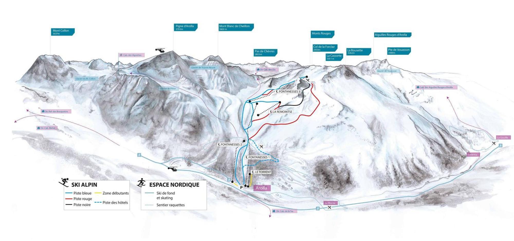 Le Panorama - Appartement 54 A Arolla Face Aux Montagnes A 150M Des Pistes エヴォレーヌ エクステリア 写真